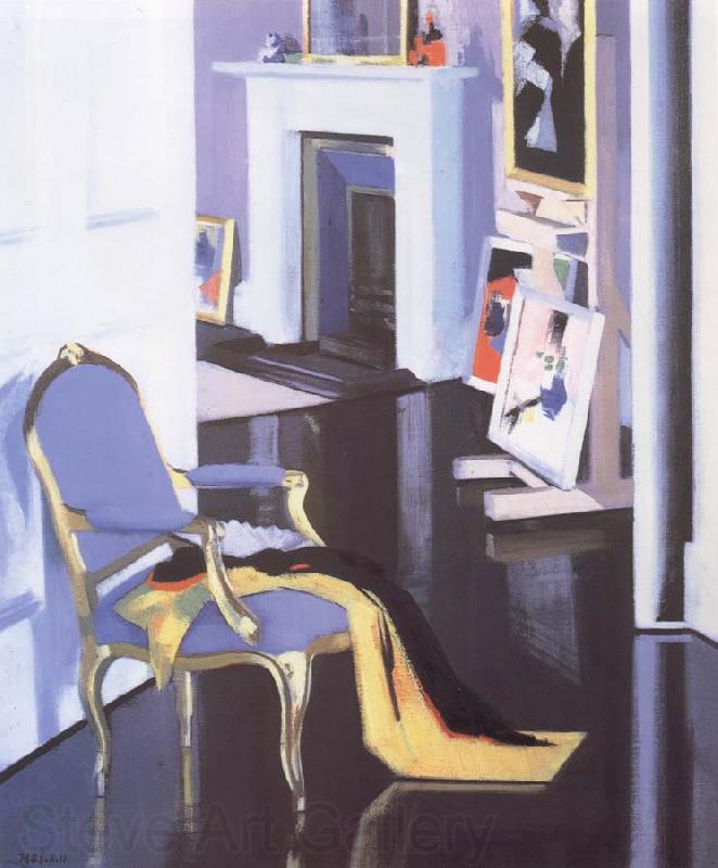 Francis Campbell Boileau Cadell The Gold Chair Norge oil painting art